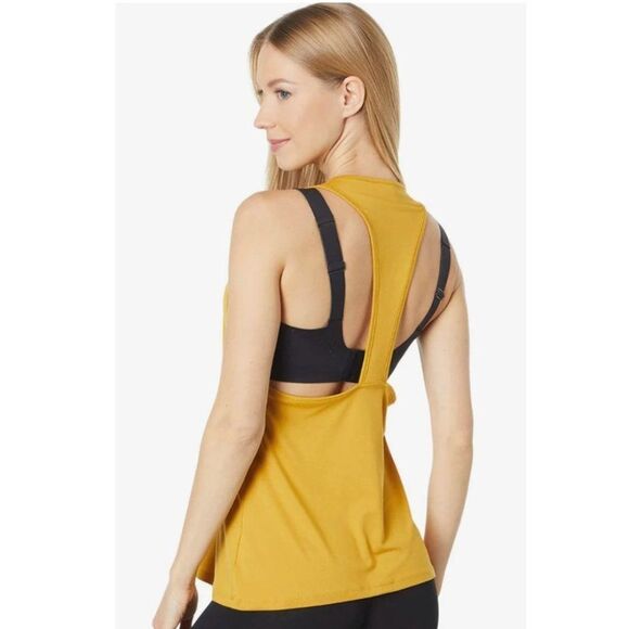 Free People Everyday Tank Top Robin Mustard Yellow Size X-Small - Picture 2 of 5